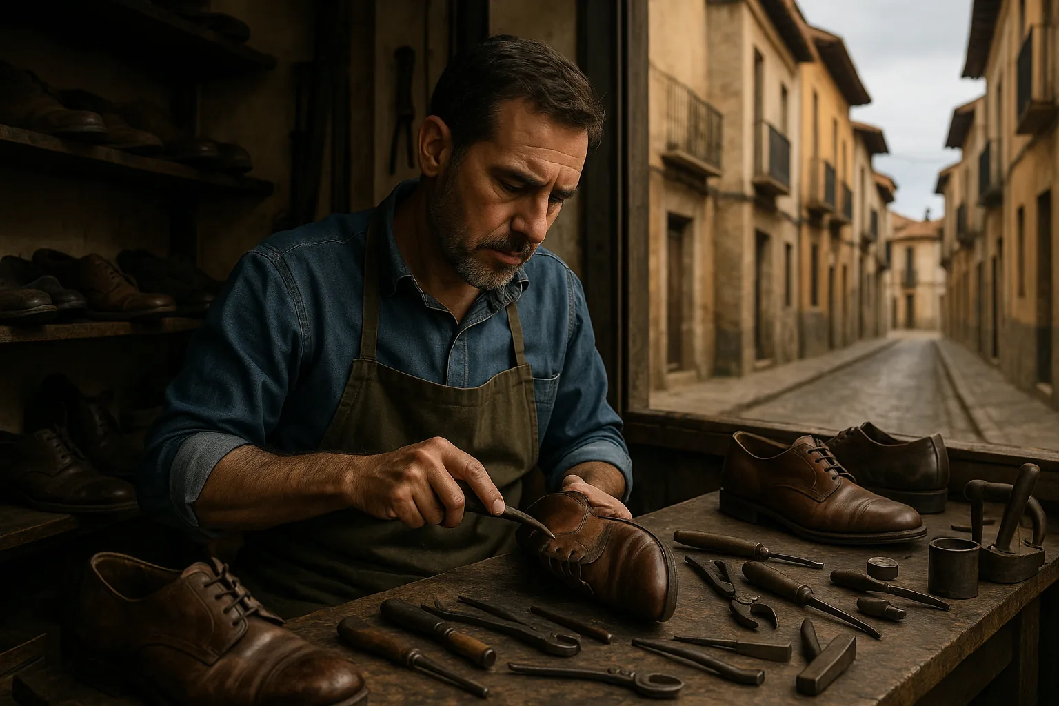 El oficio del zapatero