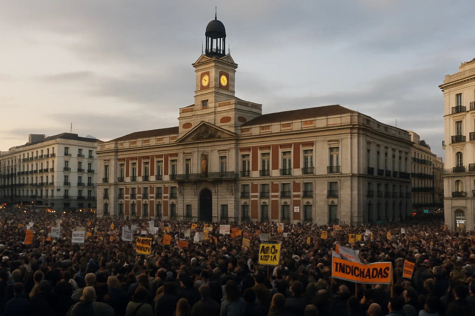 La crisis en Madrid