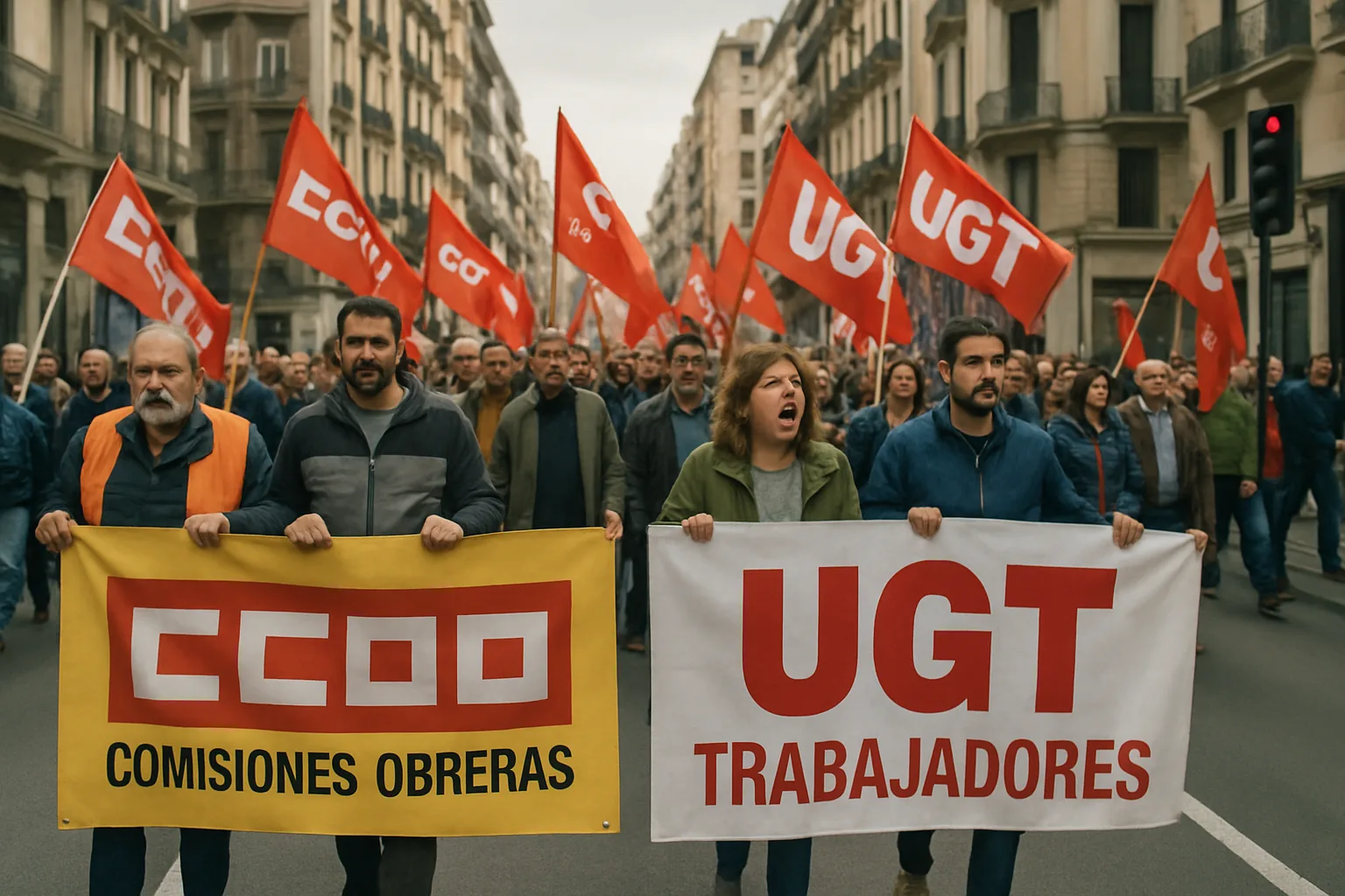 Paro general en España