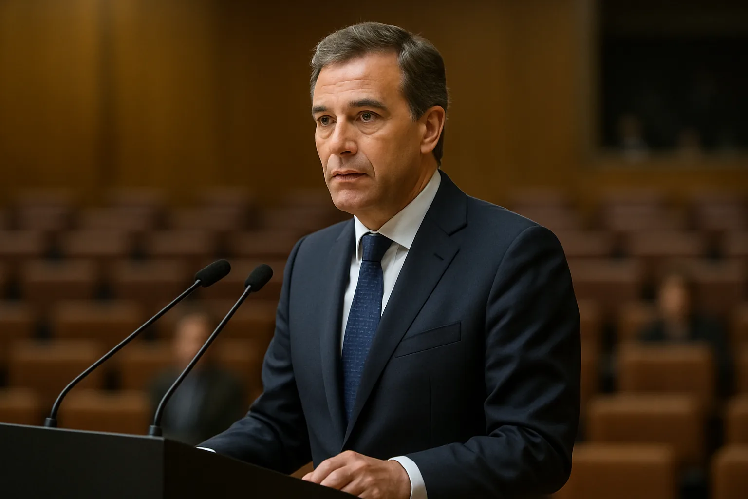 Pedro Sanchez en el centro